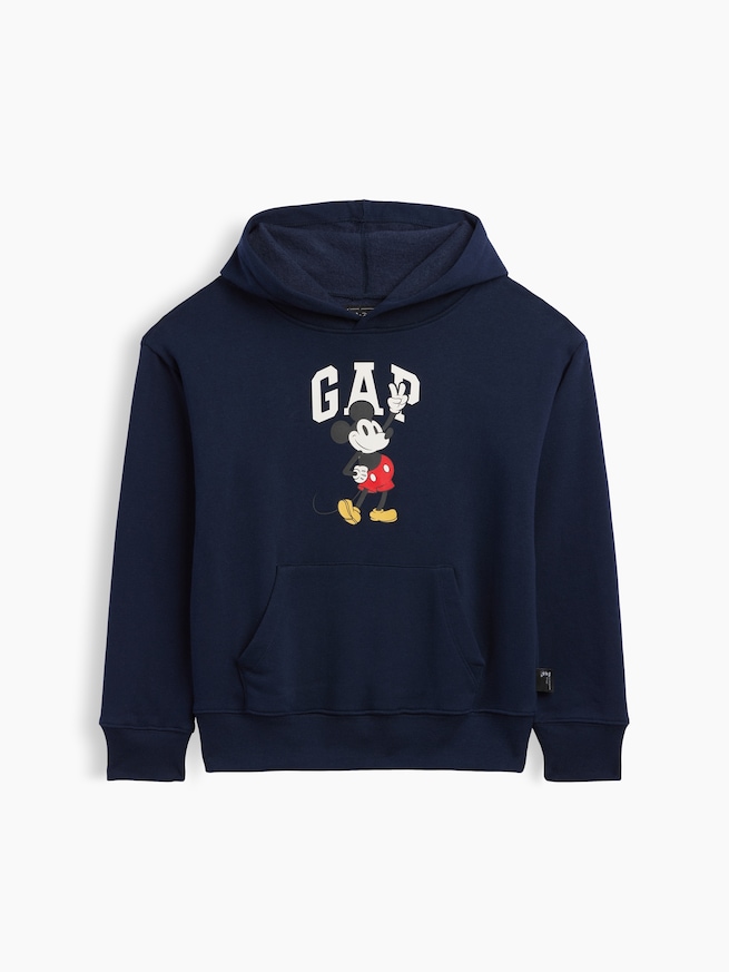 GapKids &times; ディズニー ミッキーマウス リラックスフィット GAPロゴパーカー-0
