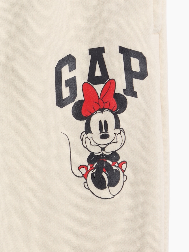 GapKids &times; ディズニー ミニーマウス リラックスフィット GAPロゴ ジョガーパンツ-2