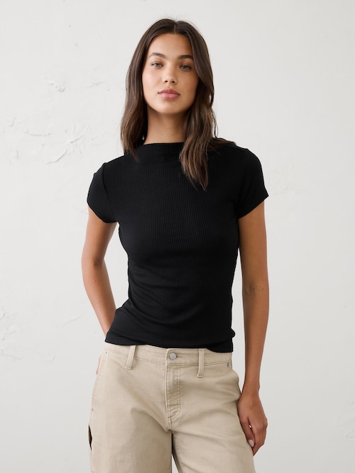 BR ファクトリー ソフト リュクス リブTシャツ