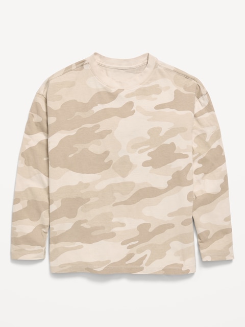 T-SHIRT SURDIMENSIONNÉ À MANCHES LONGUES POUR GARÇON