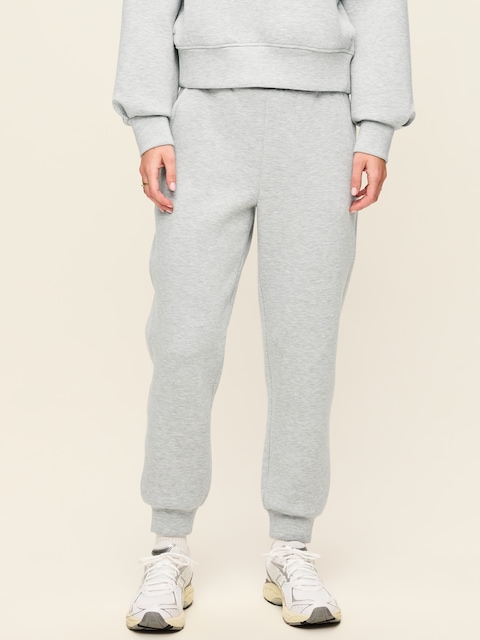 PANTALON DE JOGGING EN MOLLETON QUI REPREND SA FORME À TAILLE HAUTE