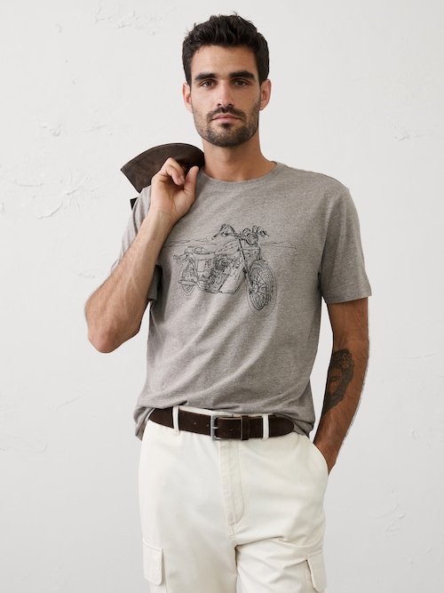 BR ファクトリー グラフィックTシャツ