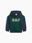 babyGap リラックスフィット カラーブロック GAPロゴパーカー-0