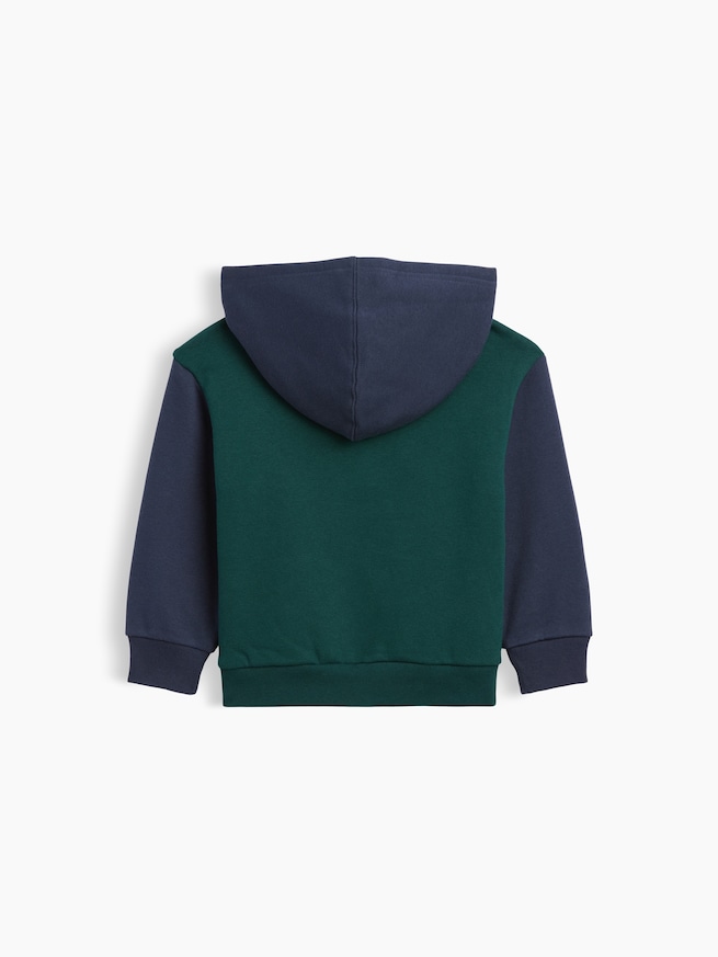 babyGap リラックスフィット カラーブロック GAPロゴパーカー-1
