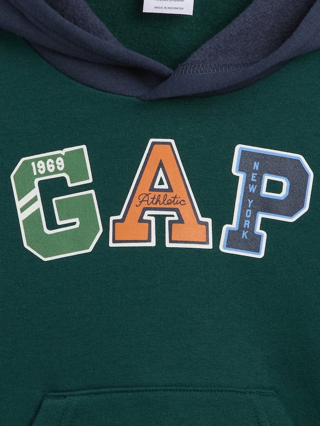 babyGap リラックスフィット カラーブロック GAPロゴパーカー-2