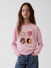 オーバーサイズ フリッピースパンコール グラフィックTシャツ (キッズ)-0