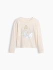 オーバーサイズ フリッピースパンコール グラフィックTシャツ (キッズ)-1
