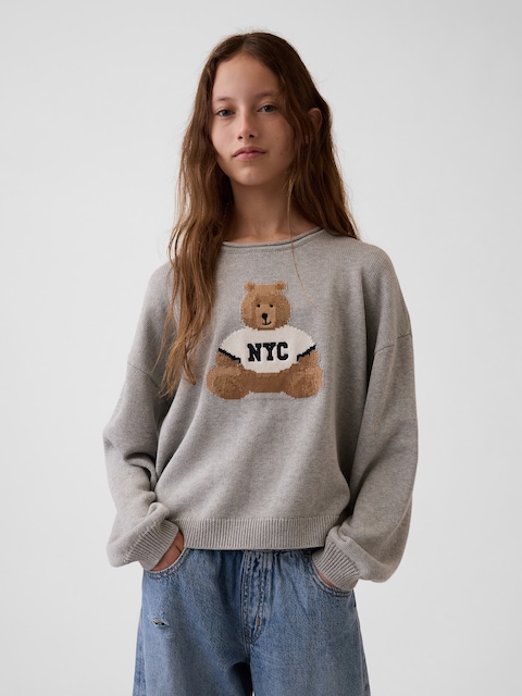 Kids Oversized Rollneck Sweater