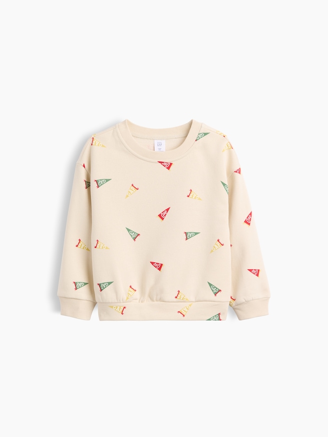 babyGap リラックスフィット クルーネック スウェットシャツ-0