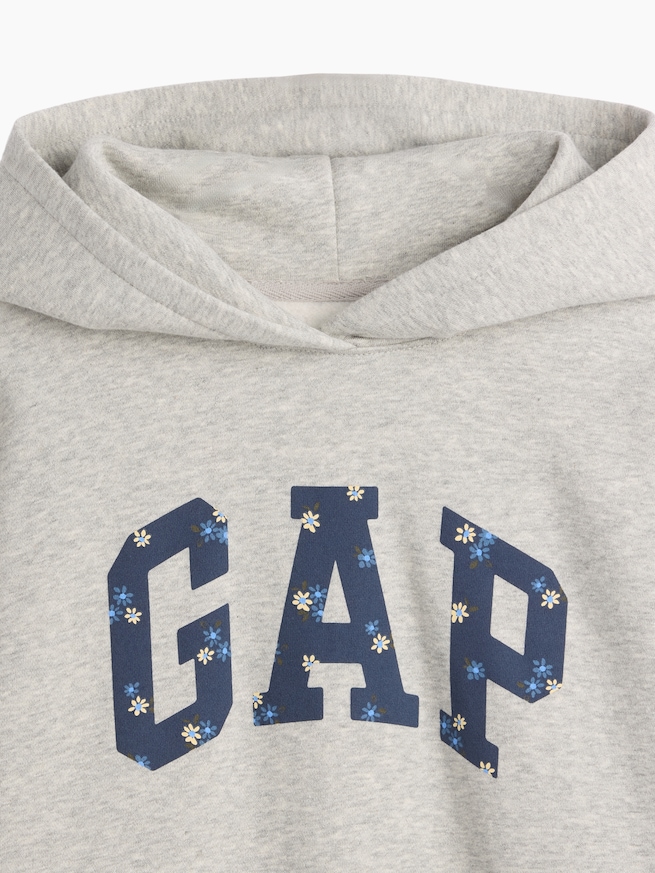 ヴィンテージソフト オーバーサイズ GAPロゴ パーカー (キッズ)-4