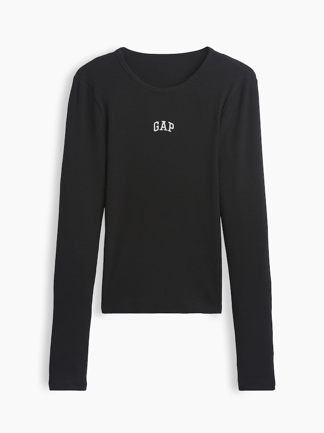 モダン リブ GAPロゴTシャツ-4