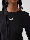 モダン リブ GAPロゴTシャツ-3