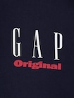 ヘビーウェイト フレンチテリー オーバーサイズ GAPロゴ ジップアップパーカー-2