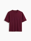 ヘビーウェイト リラックスフィット GAPロゴ クロップドTシャツ-4