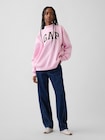 ヴィンテージソフト オーバーサイズ モックネック GAPロゴ スウェットシャツ-2