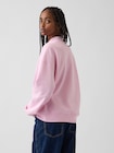 ヴィンテージソフト オーバーサイズ モックネック GAPロゴ スウェットシャツ-3
