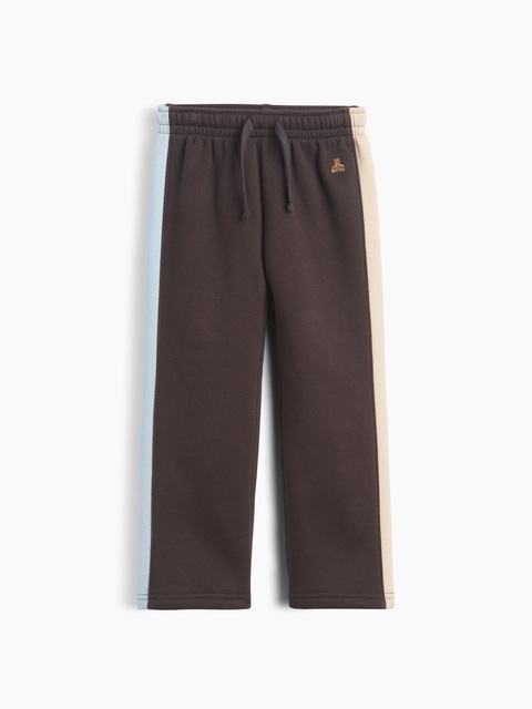 PANTALON EN COTON OUATÉ À RAYURES AUX COULEURS CONTRASTÉES VINTAGEDOUX POUR BÉBÉ ET TOUT-PETIT