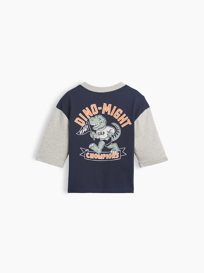 カラーブロック グラフィックTシャツ (幼児・ベビー)-1