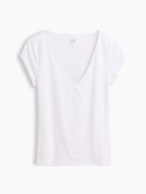 CloseKnit Jersey V-Neck T-Shirt