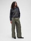 GapStudio プリント デニム スウェットシャツ-3