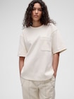 GapStudio エクストラヘビーウェイト ポケットTシャツ-3