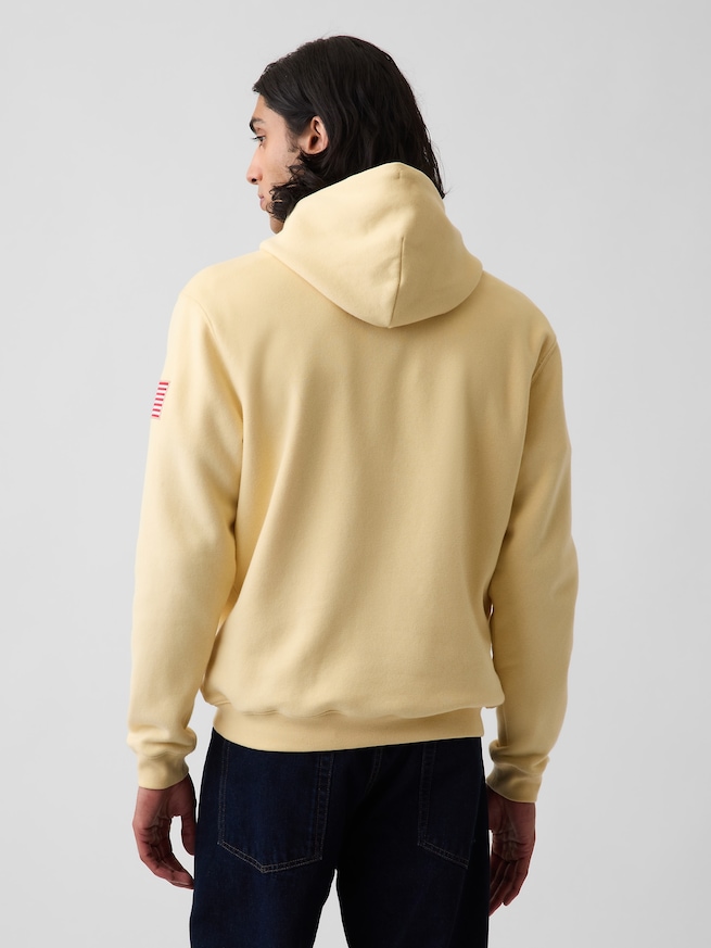 ヴィンテージソフト GAP NYタイムズスクエア リラックスフィットパーカー-2