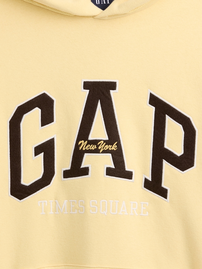 ヴィンテージソフト GAP NYタイムズスクエア リラックスフィットパーカー-3