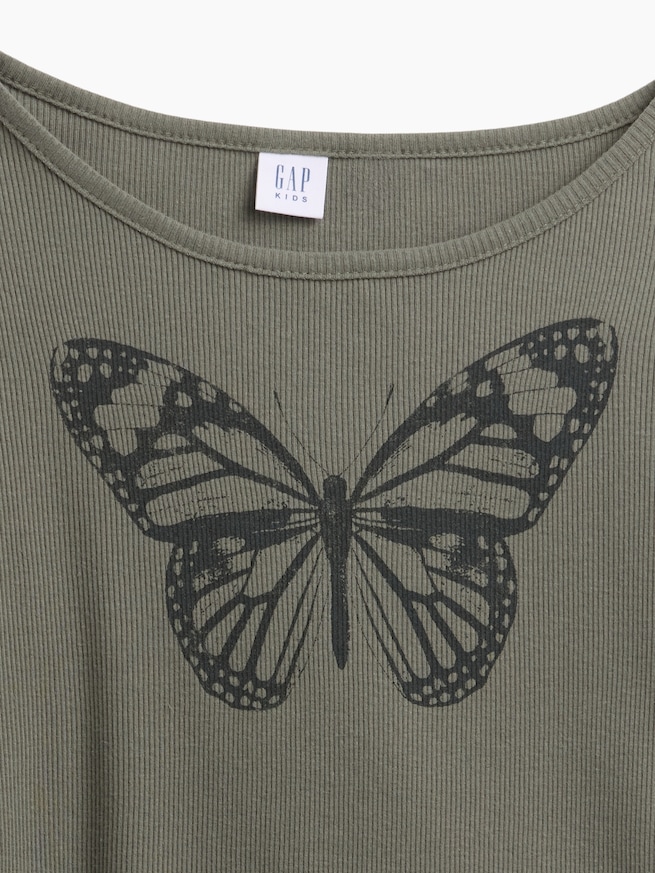 リブTシャツ (キッズ)-3