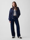 ヴィンテージソフト フレンチテリー モックネック ジップアップジャケット-1