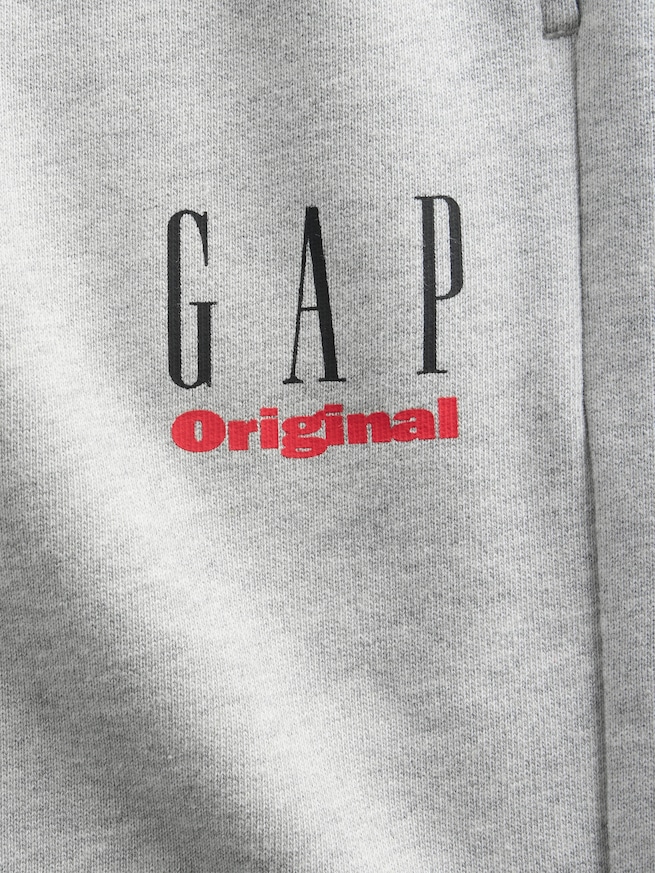 ヘビーウェイト フレンチテリー GAPロゴ バギースウェットパンツ-4