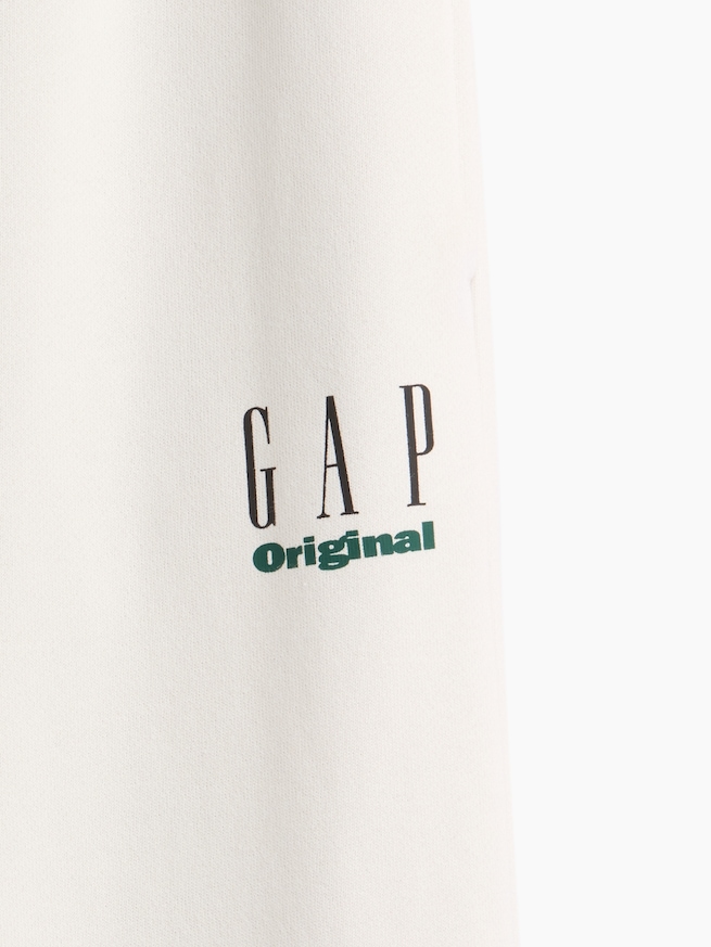 ヘビーウェイト フレンチテリー GAPロゴ バギースウェットパンツ-4