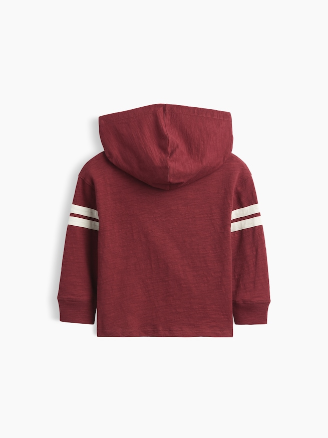 オーガニックコットン フード付きTシャツ (幼児・ベビー)-1
