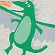 オーガニック ブラッシュドコットン ドラゴン パジャマセット (幼児・ベビー)