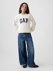 リラックスフィット GAPロゴ インターシャセーター (キッズ)-3