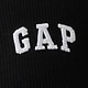 リブ GAPロゴ ヘンリーネックTシャツ