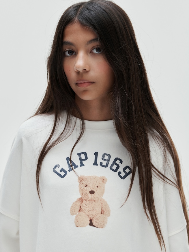 ヘビーウェイト オーバーサイズTシャツ (キッズ)-4