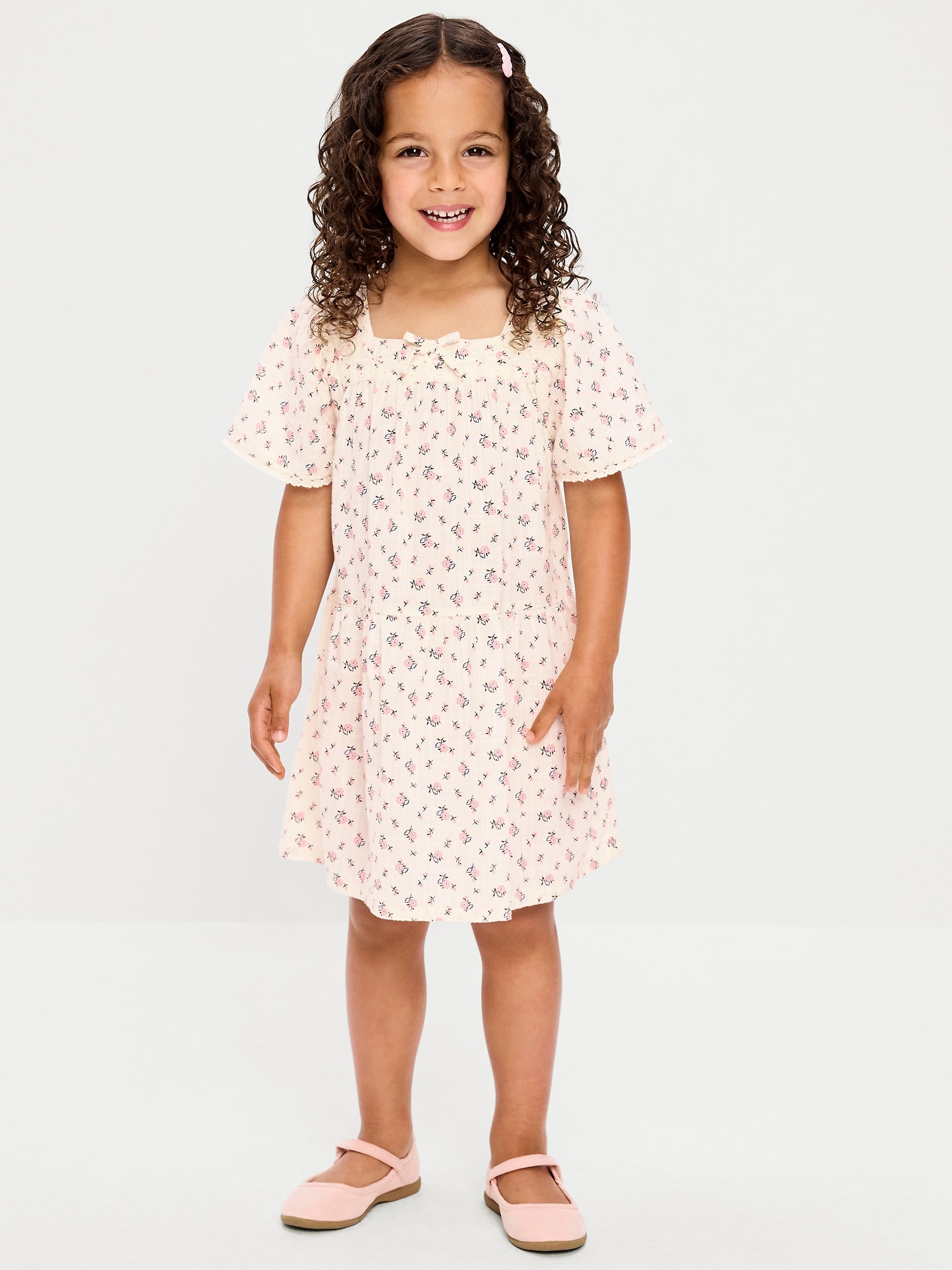 old navy toddler dresses Baby dreamy tulle Printed Short-Sleeve Ribbed Dress for