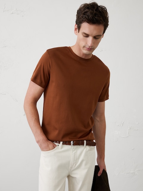 T-SHIRT RAS DU COU LUXE ULTRA-DOUX