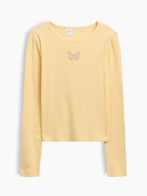 リブTシャツ (キッズ)