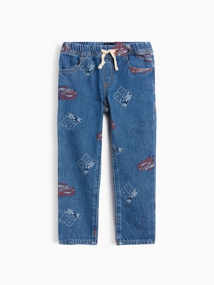 babyGap &times; ディズニー カーズ プルオン スリムフィットデニム
