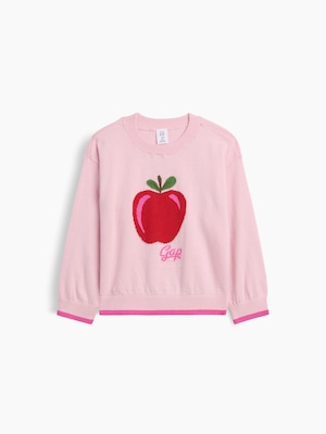 babyGap インターシャ クルーネックセーター