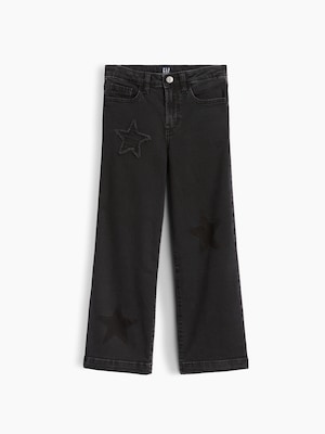 ハイライズ ワイド アンクルデニム (キッズ)