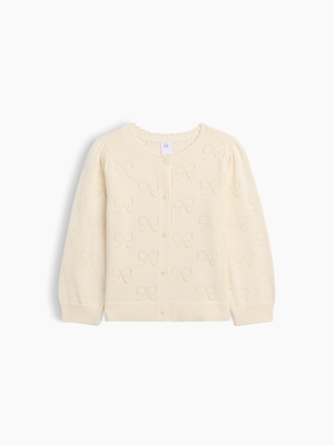 babyGap パフスリーブ ポインテール カーディガン