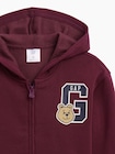 babyGap リラックスフィット ブラナンベア GAPロゴ ジップアップパーカー-2