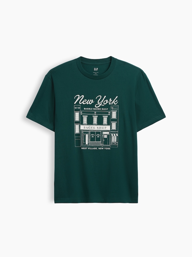 エブリディ ソフト オーバーサイズ グラフィックTシャツ-3