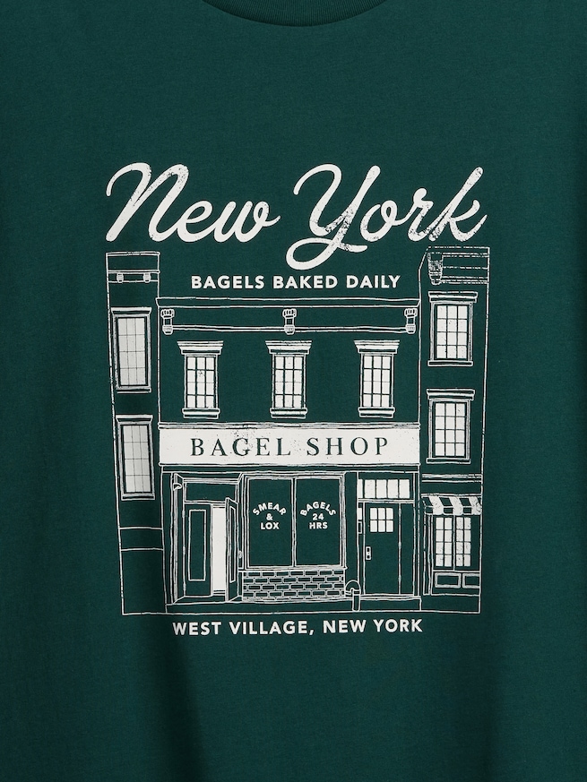 エブリディ ソフト オーバーサイズ グラフィックTシャツ-4