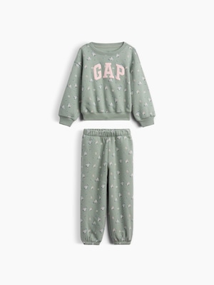 ヴィンテージソフトフローラル GAPロゴ スウェットセットアップ (幼児・ベビー)