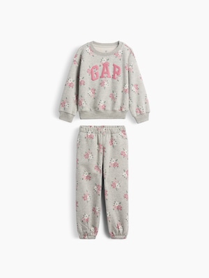 ヴィンテージソフトフローラル GAPロゴ スウェットセットアップ (幼児・ベビー)