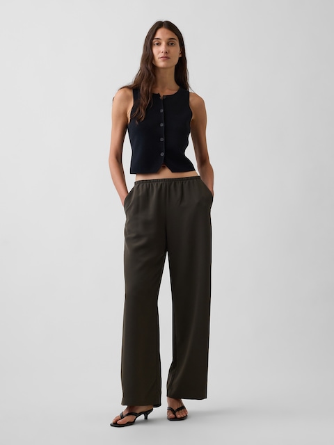 Easy Wide-Leg Pants