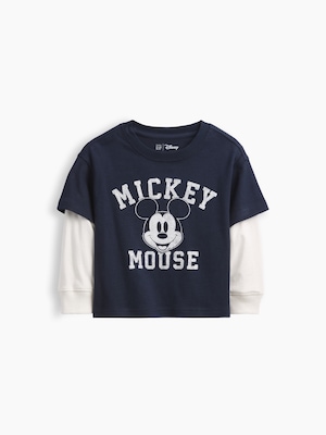 Gap &times; ディズニー ダブルレイヤーTシャツ (幼児・ベビー)